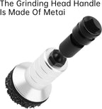 Wheel Hub Resurfacing Kit, Brake Hub Cleaning Tool with 10 Pads, Wheel Stud and Hub Cleaner Fits Power Drill or 1/2" Impact Driven Wrenches, Quick Rust Removal for Lug Studs and Rotors (Alloy Silver)