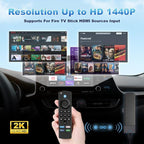 Carlinkit FireDrive Link Pro Car TV Converter, Wireless CarPlay Adapter with HDMI for Fire TV Stick Streaming, Convert Wired CarPlay to Wireless Android Auto & Apple CarPlay Dongle, Plug & Play