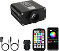 AMKI 16W Twinkle+Sound Mode RGBW Light Source Engine Driver Remote/APP Control Starlight Box Motor for Fiber Optic Star Ceiling Light Kit
