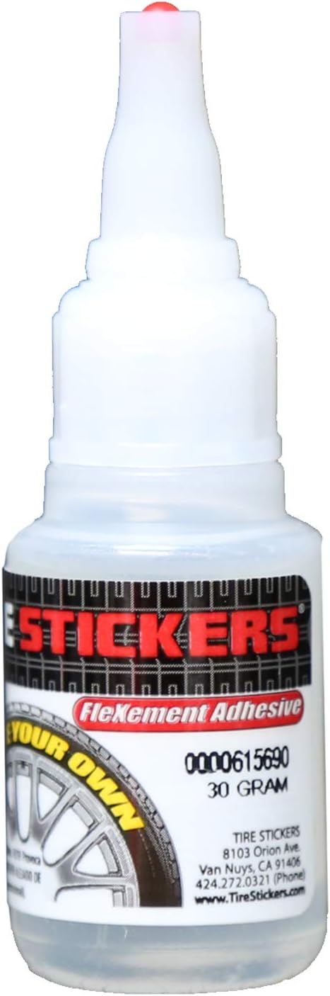 Tire Stickers - FleXement Tire Lettering Application Adhesive Glue - 20gm