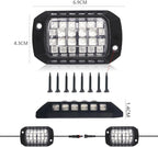 RGB Rock Lights, 8 Pods 36 LEDs SMD Chips Super Bright App Control Underglow Neon Light Exterior Chassis Wheel Well Glow Kit for Off Road Cars Trucks Jeep SUV UTV ATV RZR Golf Cart