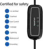 Portable EV Charger Level 1, 15Amp 110V, Electric Vehicle Charger with 21Ft Extension Cord,NEMA 5-15P for Plug-in Home EV Charging Station,Compatible with SAE J1772 EVs(Tesla Need Adapter)