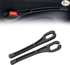 Car Seat Gap Filler Organizer 2 PCS Black Universal Seat Gap Plug Blocker Anti-Drop Console Catcher Phone Keys Storage for Car Truck SUV Auto Accessories Style3
