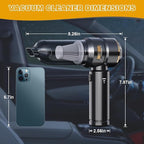 car Vacuum Cleaner 12v 16000pa high Power 4 in 1 Compressed air Duster& air Blower &Pump Hand held vacuums Cordless with brushless Motor for car Home Office