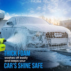 Bubble Wash Snow Foam Car Shampoo, pH Neutral, for Foam Cannon or Bucket Wash, Safe for Wax, Sealant and Ceramic Coated Cars