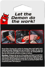 CarPlan Demon Slime 5.6 Oz - Car Interior Cleaner Gel | Putty Removes Dust & Dirt - for Detailing, Cleaning Vents, Cup Holders, Keyboards, Offices | Hot Cherry Scent