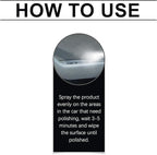 Car Interior Polish & Restorer – Multi-Surface Interior Cleaner for Shine Renewal, Dirt Removal, Protection & Anti-Stain Care for Dashboard, Leather, Plastic & Trim