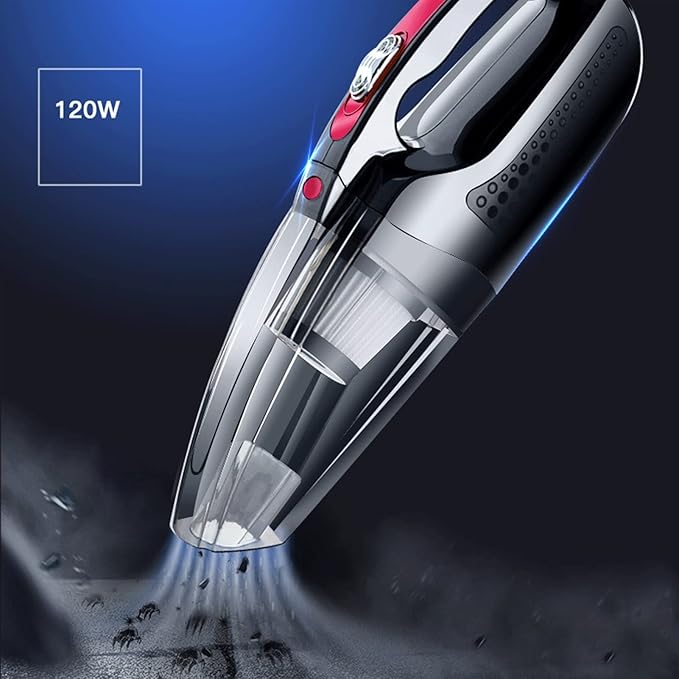 Car Vacuum Cleaner - Portable, High Power, Mini Handheld Vacuum w/ 3 Attachments, 14.76Ft Cord - 12v, Small Auto Accessories Kit for Interior Detailing ( Color : Black , Size : 37*10.5*13.5cm )