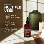 100% Pure Rosemary Essential Oil - 4 Fl Oz - Rosemary Oil for Hair, Skin, Diffuser, Aromatherapy & DIY Candle Making Scent
