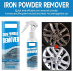 Iron Powder Remover,Car Rust Removal Spray,Color Changing Rustout Instant Remover for Wheels and Paint,Multifunctional Paint Cleaner for Car Maintenance and Metal Iron Cleaning