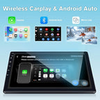 Junsun 5G WiFi Car Radio for Dodge Ram 1500 2500 3500 2013-2019,Wireless Wire CarPlay/Android Auto GPS DSP RDS,9" HD IPS Display Support Cargo Rearview BT 5.0 AM/FM Auto AC 2GB+32GB