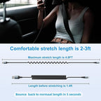 USB Type C Charger Cable Fast Charging [3FT+6FT], 2Pack Coiled USB A to USB C Charger Cable for Car Android Auto USB C Charger Cord, USBC Cable Compatible with iPhone 17/16/15/Samsung Galaxy S20