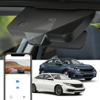 Fitcamx 4K Dash Cam Suitable for Honda Civic 2016-2021 & Insight 2019-2022 (HD2-0211) has 6 Vents, Integrated OEM Look, UHD 2160P Video, Built-in WiFi & APP, Loop Recording, G-Sensor, 64GB Card