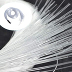 AKEPO End Glow Fiber Optic Light Cable 9.8ft/3m*375pcs*Mixed Dia.(0.03+0.04+0.06in), PMMA Plastic Cable for LED Star Ceiling Sky Light Kit and Fiber Optical Lighting Decoration (Without Light Source)