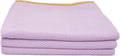 Maxshine 3 Pack Microfiber Towel (520GSM) - Purple with Yellow Silk Border, Professional Drying Cloths for Car Detailing - 20”x27.5” (51x70cm) - Ultra Soft, Scratch-Free Auto Detailing Towels