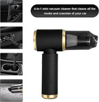 Handheld Car Vacuum, 14500PA Rechargeable 4 in 1 Vacuum Cleaner & Air Duster with Multi-Nozzles, Portable Cordless 120W High Power Hand Held Vacuum for Car Home Office Pet