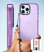 CASETiFY Impact iPhone 16 Pro Max Case [4X Military Grade Drop Tested / 8.2ft Drop Protection/Compatible with Magsafe] - Sea Shells - Clear Black