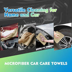 HOMEXCEL Brown Microfiber Cleaning Cloth 20 Pack 11.5 x 11.5 inch Microfiber Towels for Cars Ultra Absorbent Car Washing Cloth Lint Free Streak Free Cleaning Rags for Car, Kitchen Window