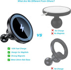 Magnetic Wireless Charging Phone Holder with 20mm Ball Mount for MagSafe Charge, [Heavy-Duty] 20mm Ball for MagSafe Charger Compatible with Bulletpoint Mounting Solutions
