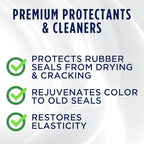 303 Products Rubber Seal Protectant – Windows, Hoods, Trunks, Rejuvenates Color & Flexibility of Old & Dry Seals, Weatherproofing & UV Protection, 3.4 fl.oz (Pack of 2)