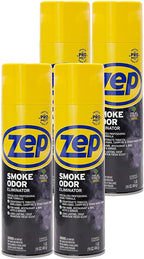 Zep Smoke Odor Eliminator Aerosol, Clear, 16 oz (Pack of 4) ZUSOE16 - Eliminate Cannabis (Marijuana) and Tobacco Odors
