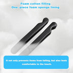 2PCS Car Seat Gap Filler, Microfibre Leather Vehicle Gap Stopper to Fill Between Seat & Console Organizer, Automotive Interior Accessories, Universal for SUV Sedan Truck (Black)
