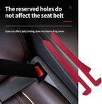 IHOTDER 2PCS Car Seat Gap Filler - Car Seat Gap Filler Organizer for Holding Phone,Key,Purse - Universal Car Gap Filler Fits CCar Truck SUV Car Interior Accessories (Burgundy/2PCS)…