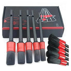 Carbon Brush Detailing Brush Set Car Brushes Car Detailing Brush for Car Cleaning Detailing Brush Dashboard Air Outlet Wheel Brushes(Box Set)