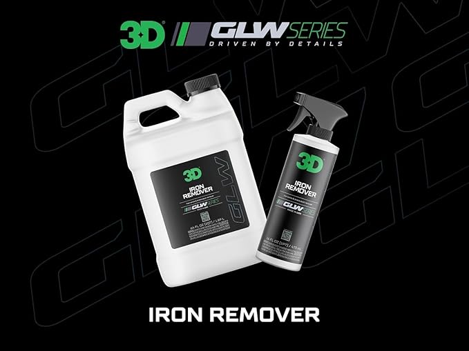 3D Iron Remover 1 Gallon Fast Acting Fallout & Brake Dust Cleaner | pH Balanced Wheel & Paint Decontamination | DIY Detailing Spray | Made in USA |1 Gallon