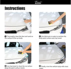 Clay Towel 3.0 for Cars, Clay Bar Towel Scratch-Free Autocare Detailing Polishing, Removing Tar Paint Tree-sap Guano Contaminants, Fine Grade, 12" x 12", Red, Mesh Hollow, Thick Ver.
