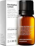 100% Pure Eucalyptus Lemon Essential Oil - 0.34 Fl Oz - Eucalyptus Lemon Oil for Hair, Skin, Diffuser, Aromatherapy & DIY Candle Making Scent
