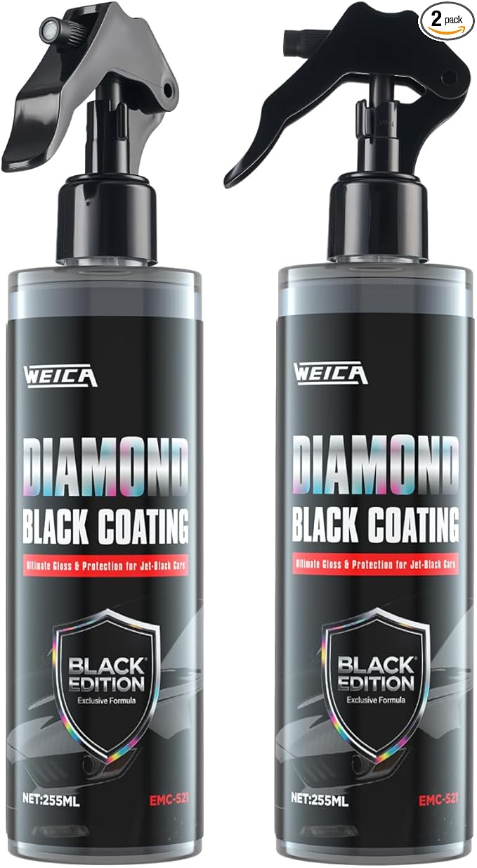 Black Car Coating Spray Wax | Ceramic Shine Wax for Black Cars