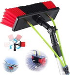 Telescopic Window Cleaning Brush Kit – 26.5ft Water Fed Extendable Pole for Easy Reach – Choose 50cm or 30cm Brush – Ideal for High Windows & Outdoor Cleaning