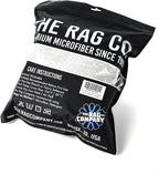 The Rag Company - Eagle Edgeless 500 (4-Pack) Professional Korean 70/30 Blend Super Plush Microfiber Detailing Towels, 500GSM, 16in x 16in, Ice Grey