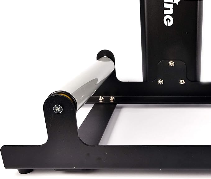 Maxshine Wheel Rim Detailing Rolling Wheel Stand (WS01) - 23”L x 14”W x 36”H, 360° Tire & Rim Detailing, Ceramic Coating, Tire Shine, Wheel Wash & Roller Stand - Black