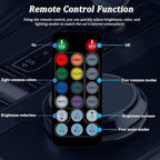 Car LED Strip Light for Suzuki Kizashi 2010–2016, 6 in 1 Car Ambient Lighting Kits, Interior Interior Light Sync to Music, Auto Decorations Interior Accessories, 8M