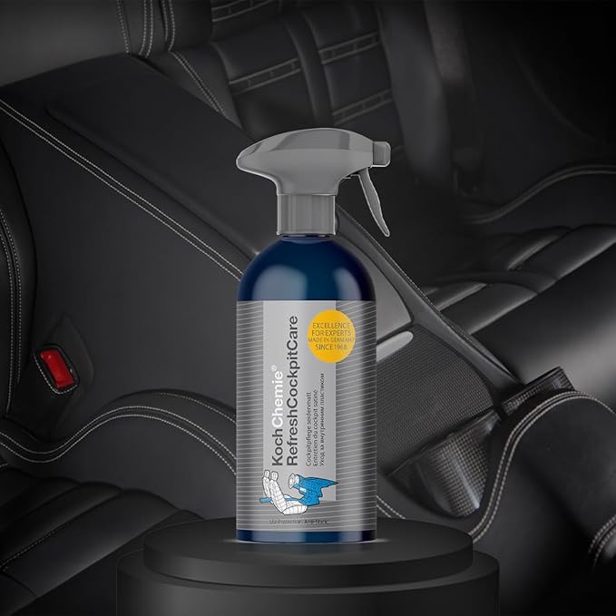 KOCHCHEMIE - Refresh Cockpit Care - Prosumer Line - UV Protection, Anti-Static Interior Cleaner - 500 ml