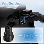 FOCSPROD J1772 to Tesla Charger Adapter, Max 80A 250V Fast Charging J1772 to NACS Adapter for Tesla Model 3/Y/X/S/Cybertruck Charging Adapter, Compatible with J1772 EV Charge to Tesla Adapter -UL 2252