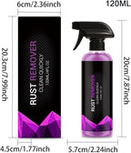Rust Remover Spray - Polishing Coating Cleaner | 120ml Car Wheel Rust Removal Inhibitor | for Yellowing Wheel Tire Brake Rim Chain Door Hinge SUV Truck Vehicle Motorcycle