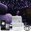 AKEPO Upgraded APP Twinkle Fiber Optic Lights kit with Music Mode for Star Ceiling Sky Light Car Home Use, RGBW Light Engine+Optical Fiber Cable 430pcs of 9.8ft/3m(0.03+0.04+0.06in)+28key Remote
