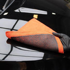 SPTA Professional Detail Products - Clay Decontamination Towel - Effective Cleaning & Release of Paint Contaminants; Fine Grade Microfiber Car Towel; Enhance Gloss & Depth of Color -12" x 12" -CB308