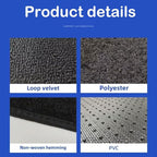 Luxury Starlight LED Car Floor Mats, 4pcs Starry Star Light Floor Mats Washable Fiber Optic Lights APP/Remote Control Music Mode Sound Activated Interior Lights for Cars, SUVs, Trucks