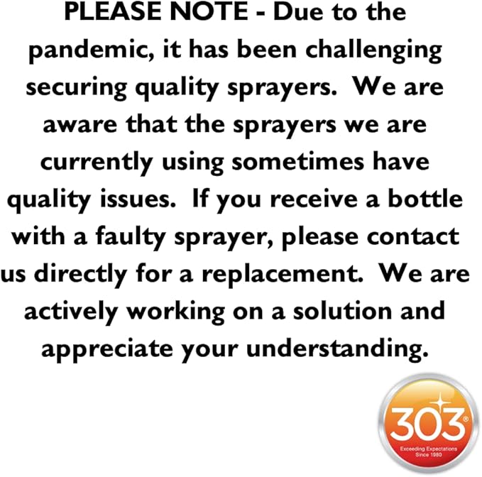 303 Products Marine Graphene Nano Spray Coating - Next Level Protection - Enhances Gloss and Depth - Reduces Water Spotting - UV Ray Protection- Safe to Use in the Sun - 32 fl. oz. (30251), White