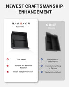 BASENOR 2026-2022 Tesla Model S Model X Center Console Organizer Tray(Carbon Edition), Armrest Storage Box for Model X/S Plaid/Long Range Refresh Console Accessories