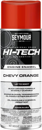 Seymour EN-48 Hi-Tech Engine Spray Paint, Chevy Orange 12 Ounce (Pack of 1)