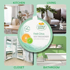 Citrus Magic Odor Absorbing Solid Air Freshener, Fresh Citrus, 20-Ounce, Pack of 2