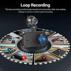Dash Cam Front and Rear - 3 inch IPS Screen 1080P Full HD DVR Dash Camera for Cars with 64G SD Card - 150°Wide Angle Car Dashboard Cam - Night Vision, G-Sensor, Parking Monitor