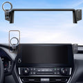 pop-tech Car Phone Mount for Toyota Grand Highlander 2024 2025 2026: Magnetic Strong Magnets Cell Phone Holder Fit 12.3-Inch Touch Screen Compatible with MagSafe & iPhone Accessories