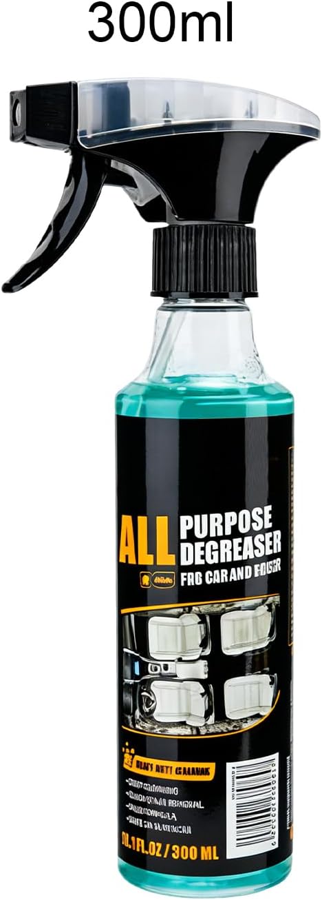 All Purpose Degreaser for Car and House, 300ml Car Interior Cleaner, Heavy-Duty Automotive Cleaning Spray, Quick Stain Removal