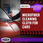 AIDEA Microfiber Cleaning Cloth Grey 150PK, Microfiber Towels for Cars, Premium Car Cloths, Dusting Cloth Lint Free Cleaning Rags for SUVs, House, Kitchen, Window, Workshops,12×12"